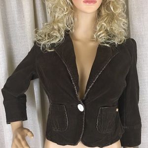 Union Bay Jeans Stretch Brown Blazer Medium